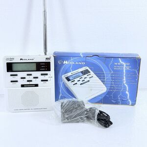 Midland WR-100 All Hazards NOAA Public Alert Weather Radio Emergency SAME WORKS